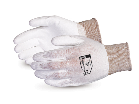 S13PU Superior Touch® 13-gauge Nylon Knit Cleanroom Gloves w/ Polyurethane Palms